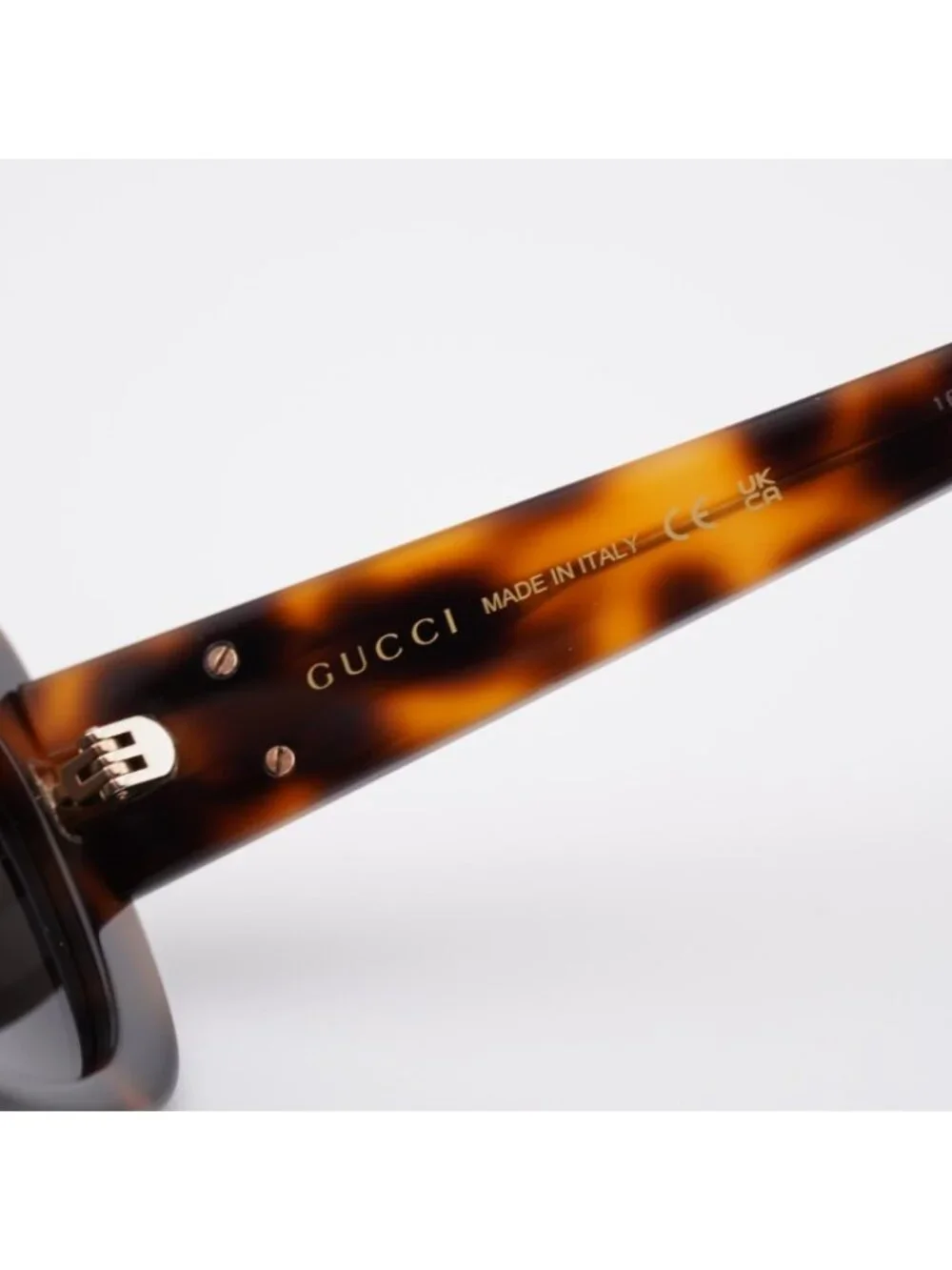 Gucci GG1979SK 002 Sunglasses Havana Rectangle Frame, Grey Lenses
